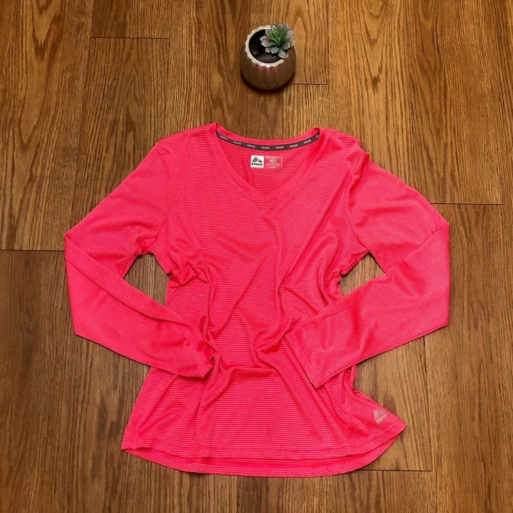 Reebok neon long sleeve shirt 🍀